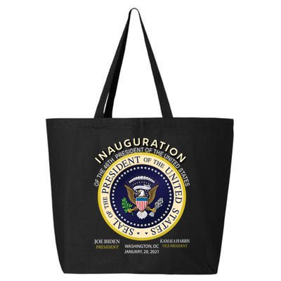 Inauguration Day 46th President Biden Harris 2021 25L Jumbo Tote