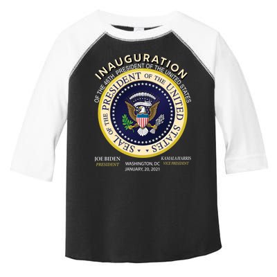 Inauguration Day 46th President Biden Harris 2021 Toddler Fine Jersey T-Shirt