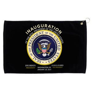 Inauguration Day 46th President Biden Harris 2021 Grommeted Golf Towel