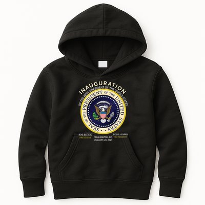 Inauguration Day 46th President Biden Harris 2021 Kids Hoodie
