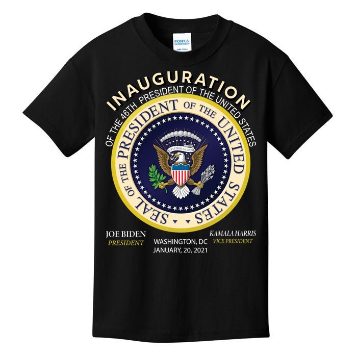 Inauguration Day 46th President Biden Harris 2021 Kids T-Shirt