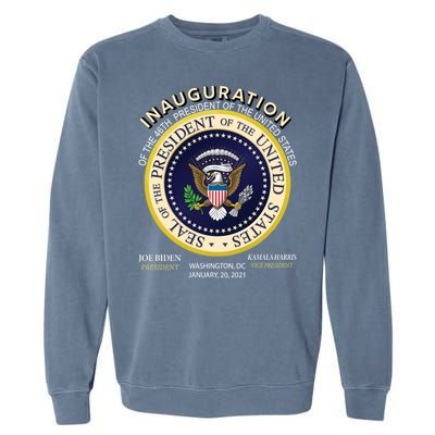 Inauguration Day 46th President Biden Harris 2021 Garment-Dyed Sweatshirt