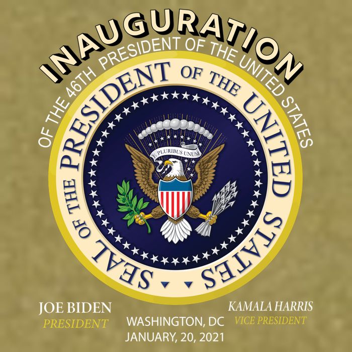 Inauguration Day 46th President Biden Harris 2021 Garment-Dyed Women's Muscle Tee