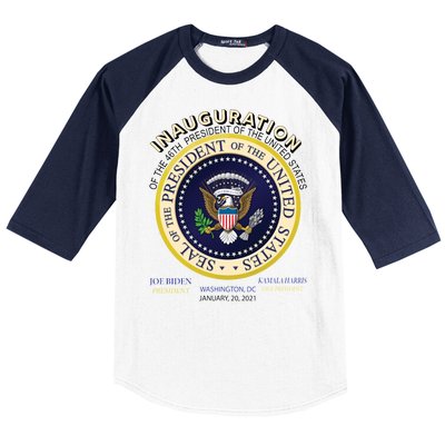 Inauguration Day 46th President Biden Harris 2021 Baseball Sleeve Shirt