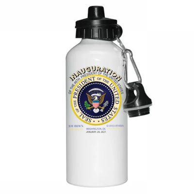 Inauguration Day 46th President Biden Harris 2021 Aluminum Water Bottle