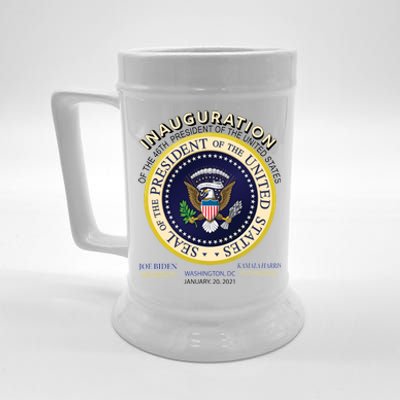 Inauguration Day 46th President Biden Harris 2021 Beer Stein