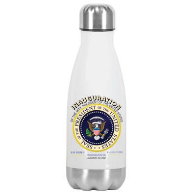 Inauguration Day 46th President Biden Harris 2021 Stainless Steel Insulated Water Bottle