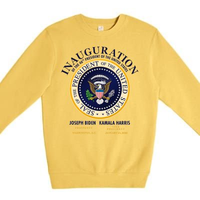 Inauguration Of The 46th President Joe Biden and Kamala Harris 2021 Premium Crewneck Sweatshirt