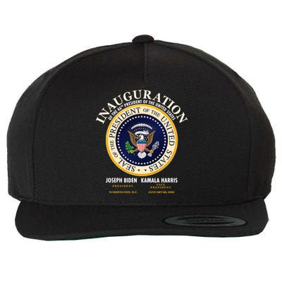 Inauguration Of The 46th President Joe Biden and Kamala Harris 2021 Wool Snapback Cap