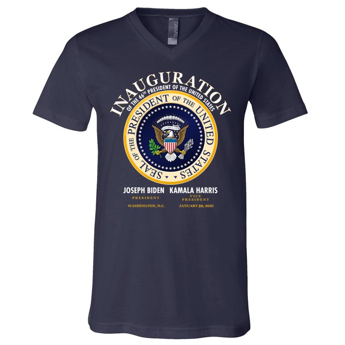 Inauguration Of The 46th President Joe Biden and Kamala Harris 2021 V-Neck T-Shirt