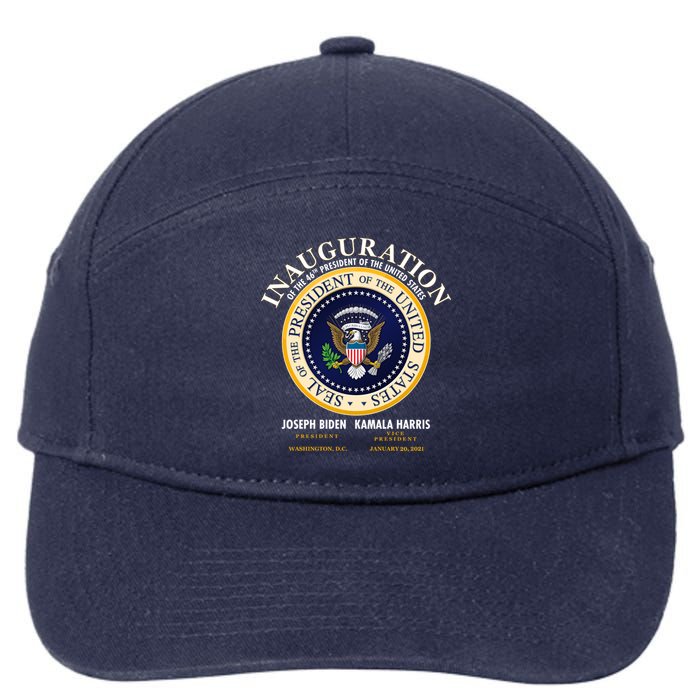 Inauguration Of The 46th President Joe Biden and Kamala Harris 2021 7-Panel Snapback Hat