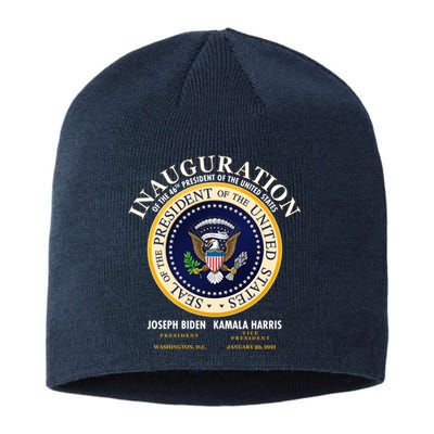 Inauguration Of The 46th President Joe Biden and Kamala Harris 2021 Sustainable Beanie