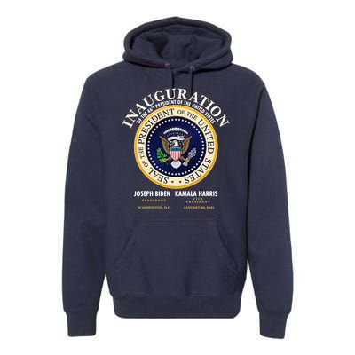 Inauguration Of The 46th President Joe Biden and Kamala Harris 2021 Premium Hoodie