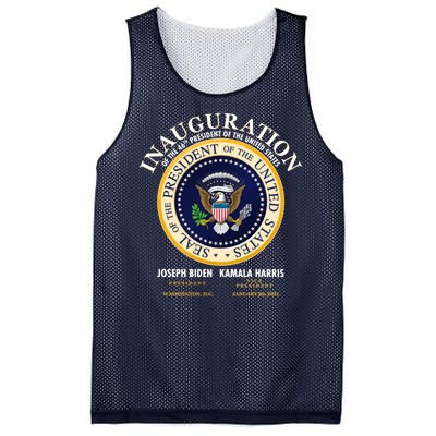 Inauguration Of The 46th President Joe Biden and Kamala Harris 2021 Mesh Reversible Basketball Jersey Tank