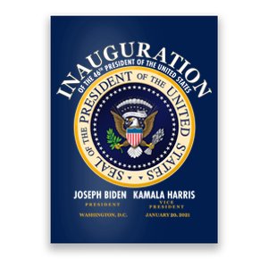 Inauguration Of The 46th President Joe Biden and Kamala Harris 2021 Poster