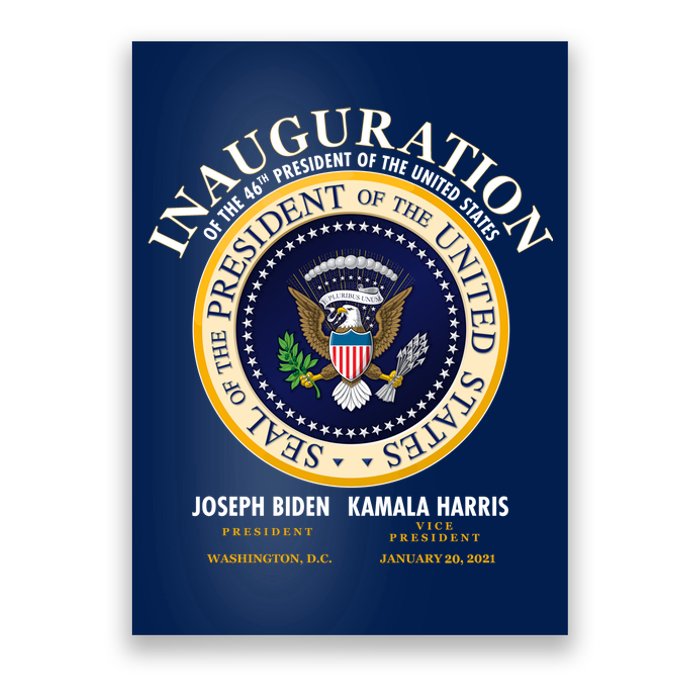 Inauguration Of The 46th President Joe Biden and Kamala Harris 2021 Poster