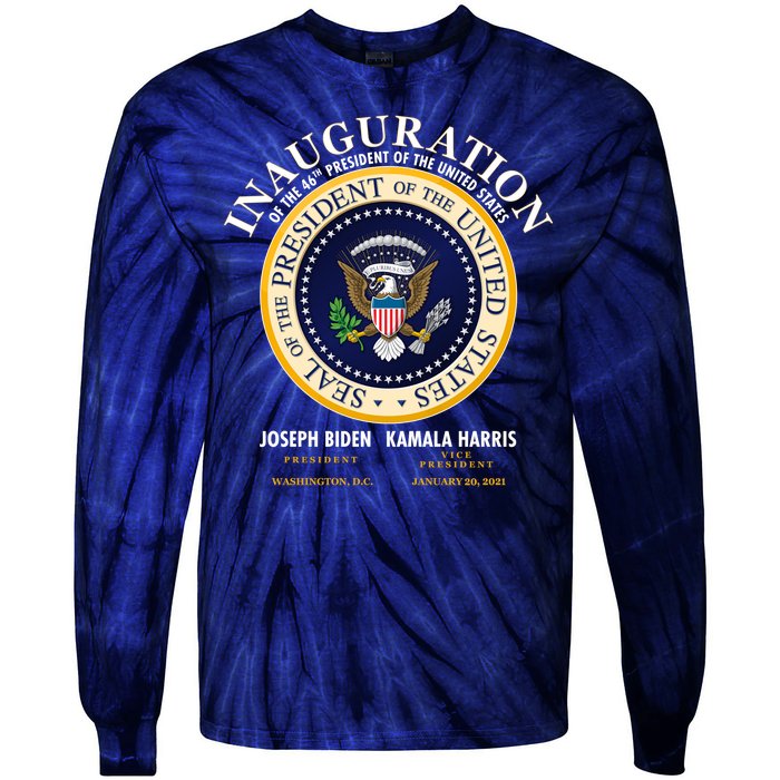 Inauguration Of The 46th President Joe Biden and Kamala Harris 2021 Tie-Dye Long Sleeve Shirt