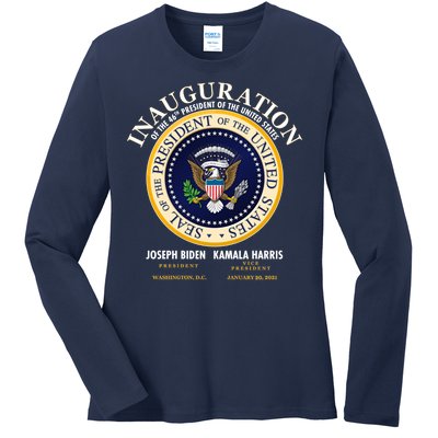 Inauguration Of The 46th President Joe Biden and Kamala Harris 2021 Ladies Long Sleeve Shirt