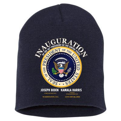 Inauguration Of The 46th President Joe Biden and Kamala Harris 2021 Short Acrylic Beanie