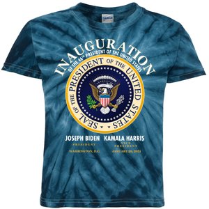 Inauguration Of The 46th President Joe Biden and Kamala Harris 2021 Kids Tie-Dye T-Shirt