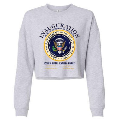 Inauguration Of The 46th President Joe Biden and Kamala Harris 2021 Cropped Pullover Crew