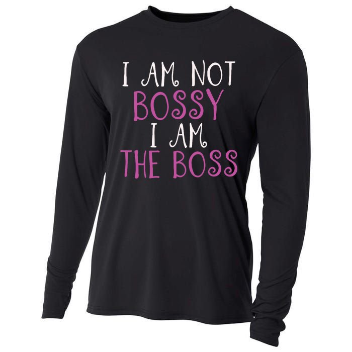 Im Not Bossy I Am The Boss Work Humour Cooling Performance Long Sleeve Crew