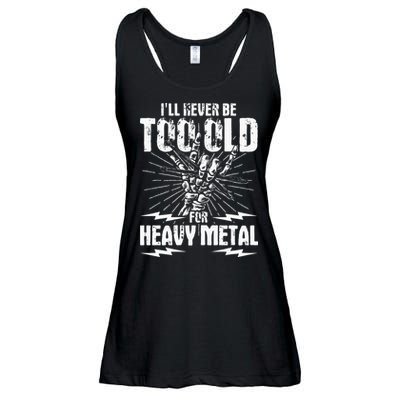 Ill Never Be Too Old For Heavy Metal Heavy Metal Music Ladies Essential Flowy Tank