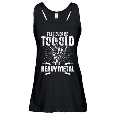 Ill Never Be Too Old For Heavy Metal Heavy Metal Music Ladies Essential Flowy Tank