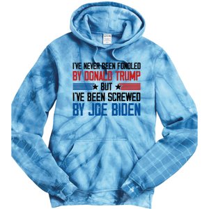 IVe Never Been Fondled By Donald Trump But Joe Biden Tie Dye Hoodie