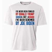 IVe Never Been Fondled By Donald Trump But Joe Biden Cooling Performance Crew T-Shirt