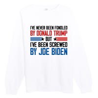 IVe Never Been Fondled By Donald Trump But Joe Biden Premium Crewneck Sweatshirt