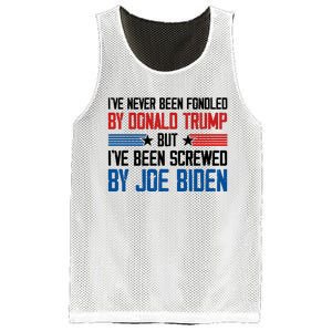 IVe Never Been Fondled By Donald Trump But Joe Biden Mesh Reversible Basketball Jersey Tank