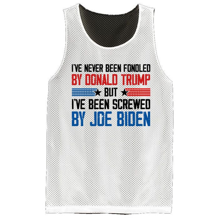 IVe Never Been Fondled By Donald Trump But Joe Biden Mesh Reversible Basketball Jersey Tank