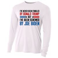 IVe Never Been Fondled By Donald Trump But Joe Biden Cooling Performance Long Sleeve Crew