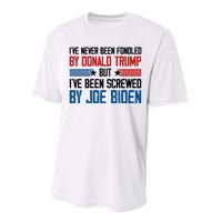 IVe Never Been Fondled By Donald Trump But Joe Biden Performance Sprint T-Shirt