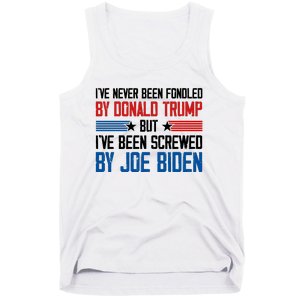 IVe Never Been Fondled By Donald Trump But Joe Biden Tank Top