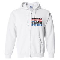 IVe Never Been Fondled By Donald Trump But Joe Biden Full Zip Hoodie