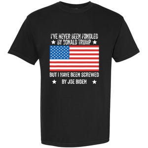 Ive Never Been Fondled By Donald Trump But Screwed By Biden 1996 Garment-Dyed Heavyweight T-Shirt