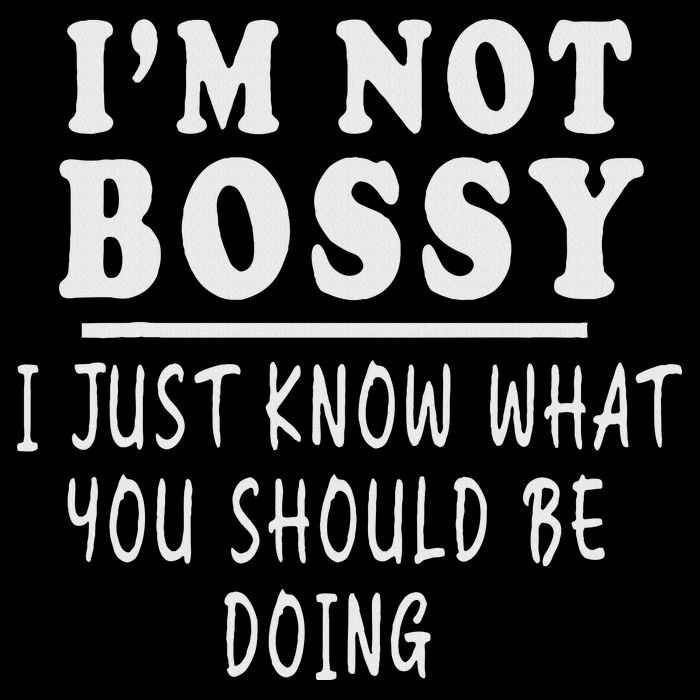 I'm Not Bossy I Just Know What You Should Be Doing Funny 16 in Basic Backpack