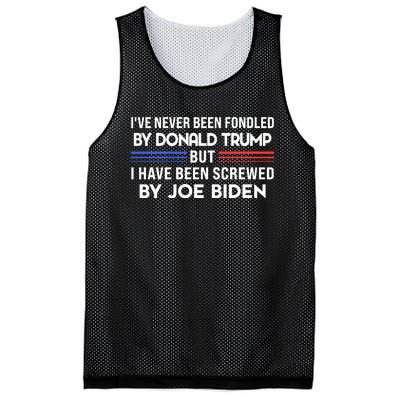 IVe Never Been Fondled By Donald Trump But Screwed By Biden Mesh Reversible Basketball Jersey Tank