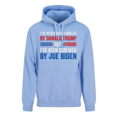 IVe Never Been Fondled By Donald Trump But Joe Biden Unisex Surf Hoodie