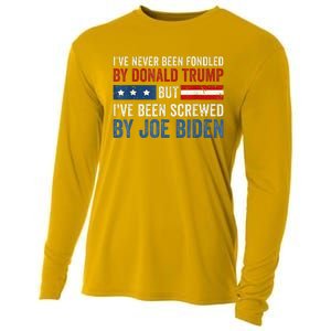 IVe Never Been Fondled By Donald Trump But Joe Biden Cooling Performance Long Sleeve Crew