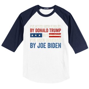 IVe Never Been Fondled By Donald Trump But Joe Biden Baseball Sleeve Shirt