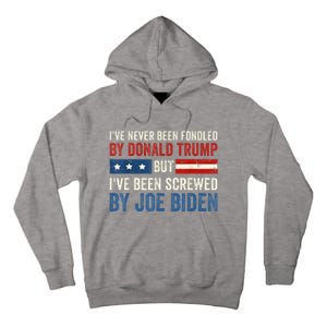 IVe Never Been Fondled By Donald Trump But Joe Biden Tall Hoodie