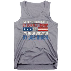 IVe Never Been Fondled By Donald Trump But Joe Biden Tank Top