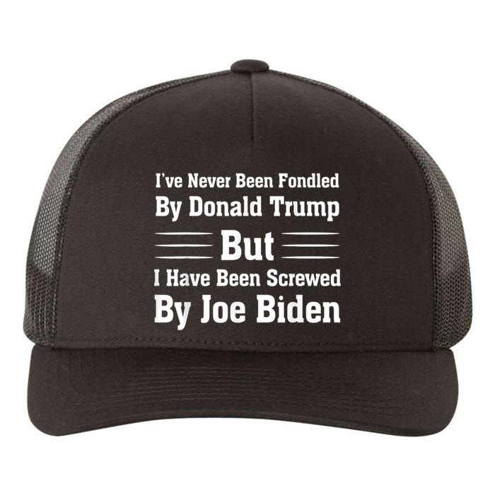 I’ve Never Been Fondled By Donald Trump But Funny Gift Yupoong Adult 5-Panel Trucker Hat