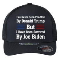 I’ve Never Been Fondled By Donald Trump But Screwed By Biden Flexfit Unipanel Trucker Cap