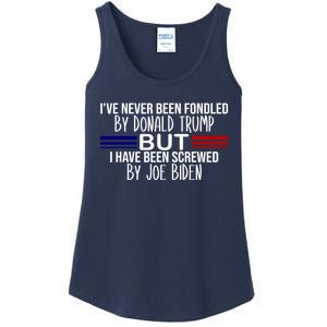 IVe Never Been Fondled By Donald Trump But I Have Been Screwed By Joe Biden Ladies Essential Tank