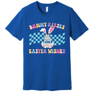 Icu Nurse Bunny Easter Wishes Easter Bunny Spring Gift Premium T-Shirt