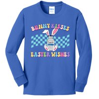 Icu Nurse Bunny Easter Wishes Easter Bunny Spring Gift Kids Long Sleeve Shirt